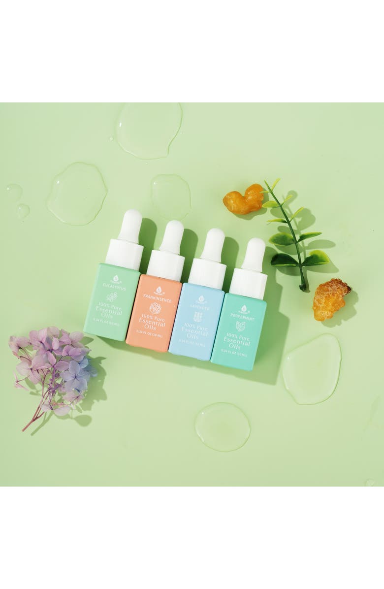 PURSONIC 100% Pure Natural Essence Essential Oils 4 Pack, Alternate, color, Multicolor