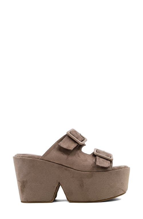 Shushop Graceland Platform Sandal In Brown
