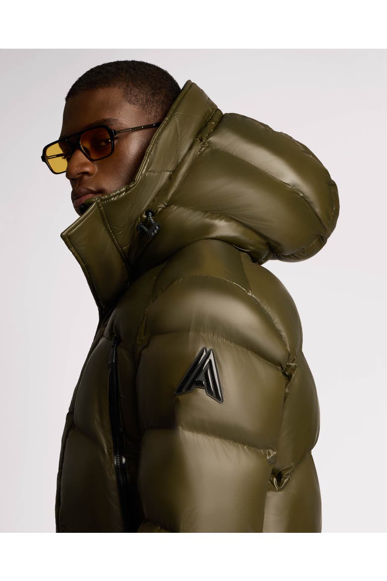 Oakmount Straight Fit Quilted Puff Parka, Alternate, color, Olive