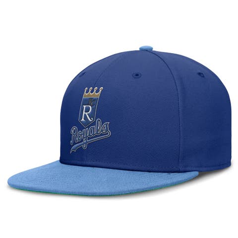 Men's Nike  Royal/Light Blue Kansas City Athletics Cooperstown Collection True Primetime Two-Tone Performance Fitted Hat