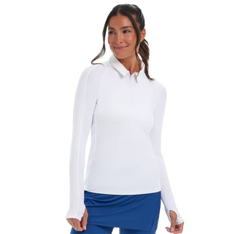 Women's Quarter Zip Polo Shirt