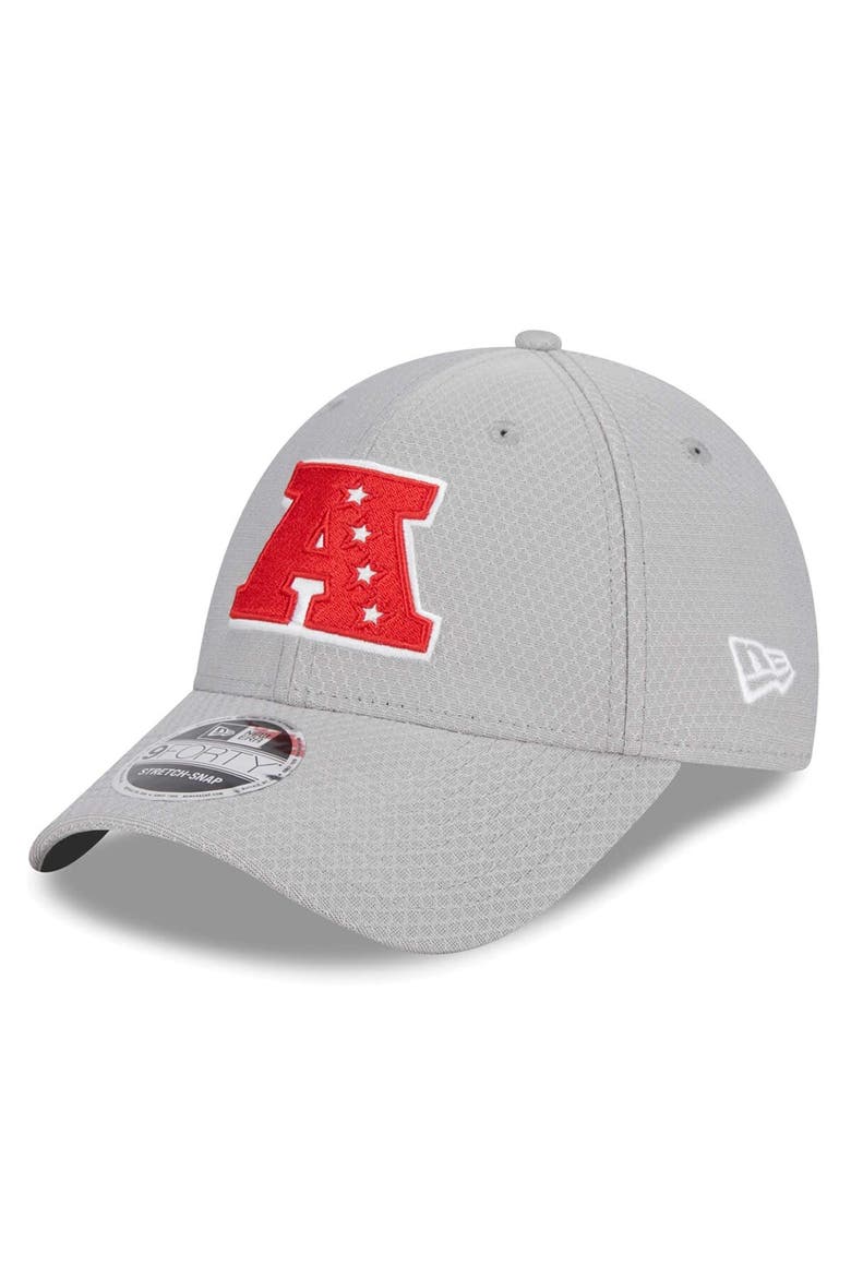 Men's New Era Gray New York Jets 2024 Pro Bowl 9FORTY Adjustable Hat, Alternate, color, Gray