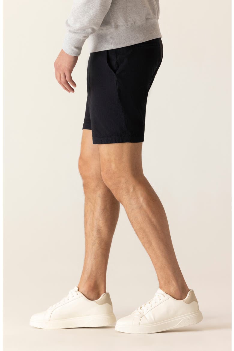 Galaxy 8.5-Inch Bermuda Flat Front Stretch Twill Shorts, Alternate, color, BLACK