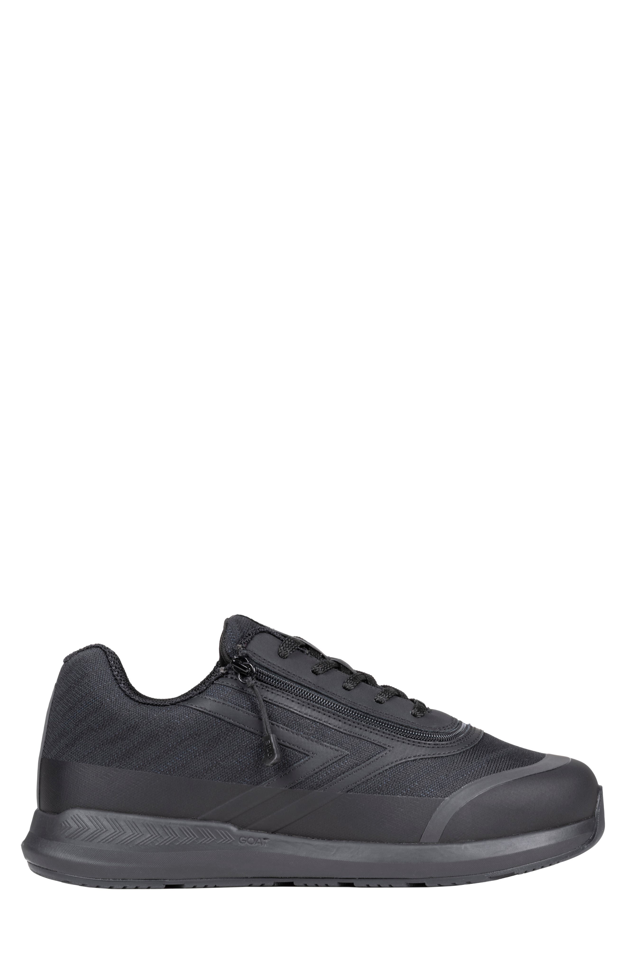BILLY Footwear Goat Sneaker, Alternate, color, Black To The Floor