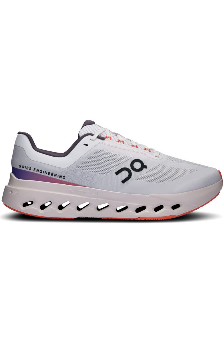 On Cloudsurfer Next Running Shoe, Alternate, color, White/Flame