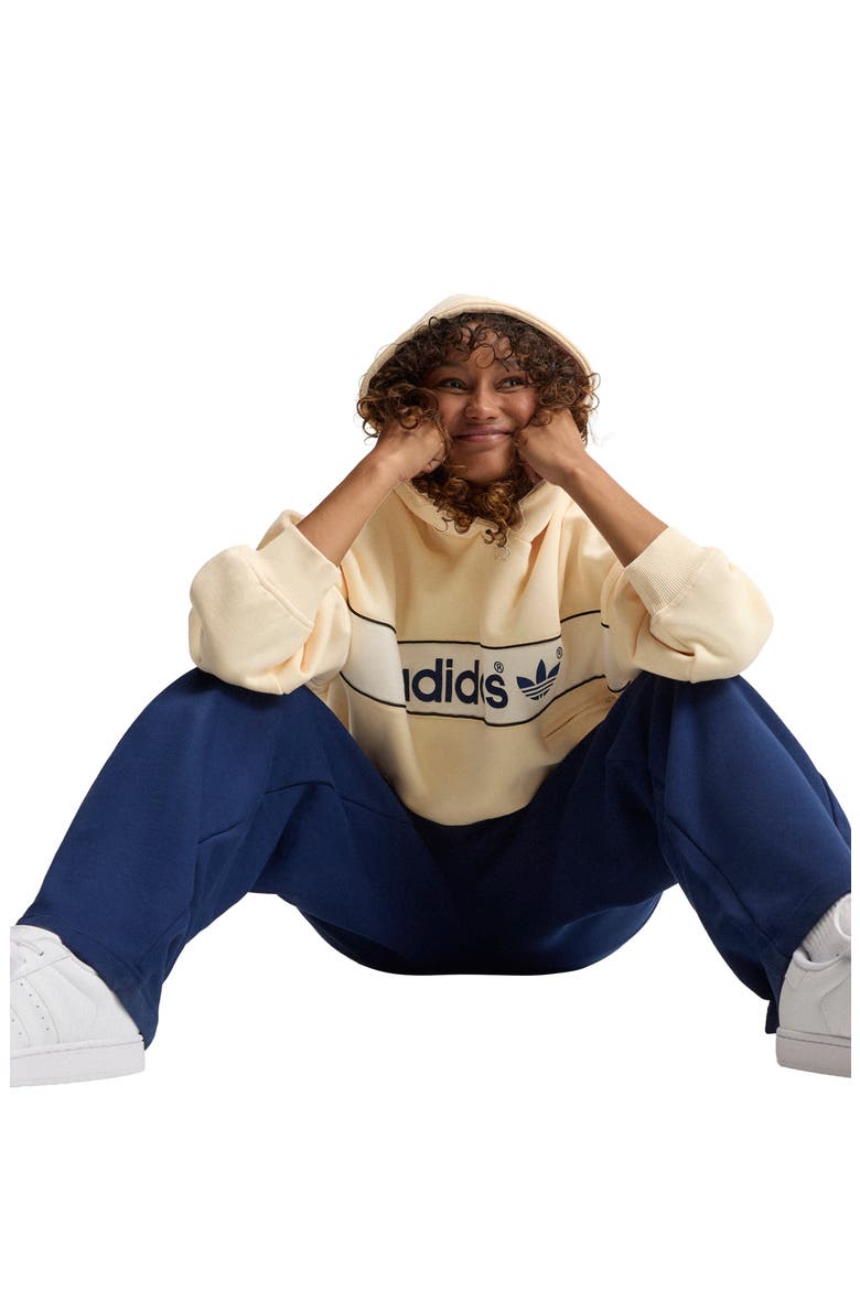 Block Hoodie, Alternate, color, WARM VANILLA