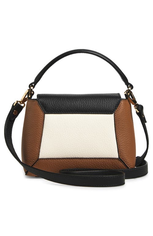 Strathberry Nano Mosaic Leather Top Handle Bag In Multi