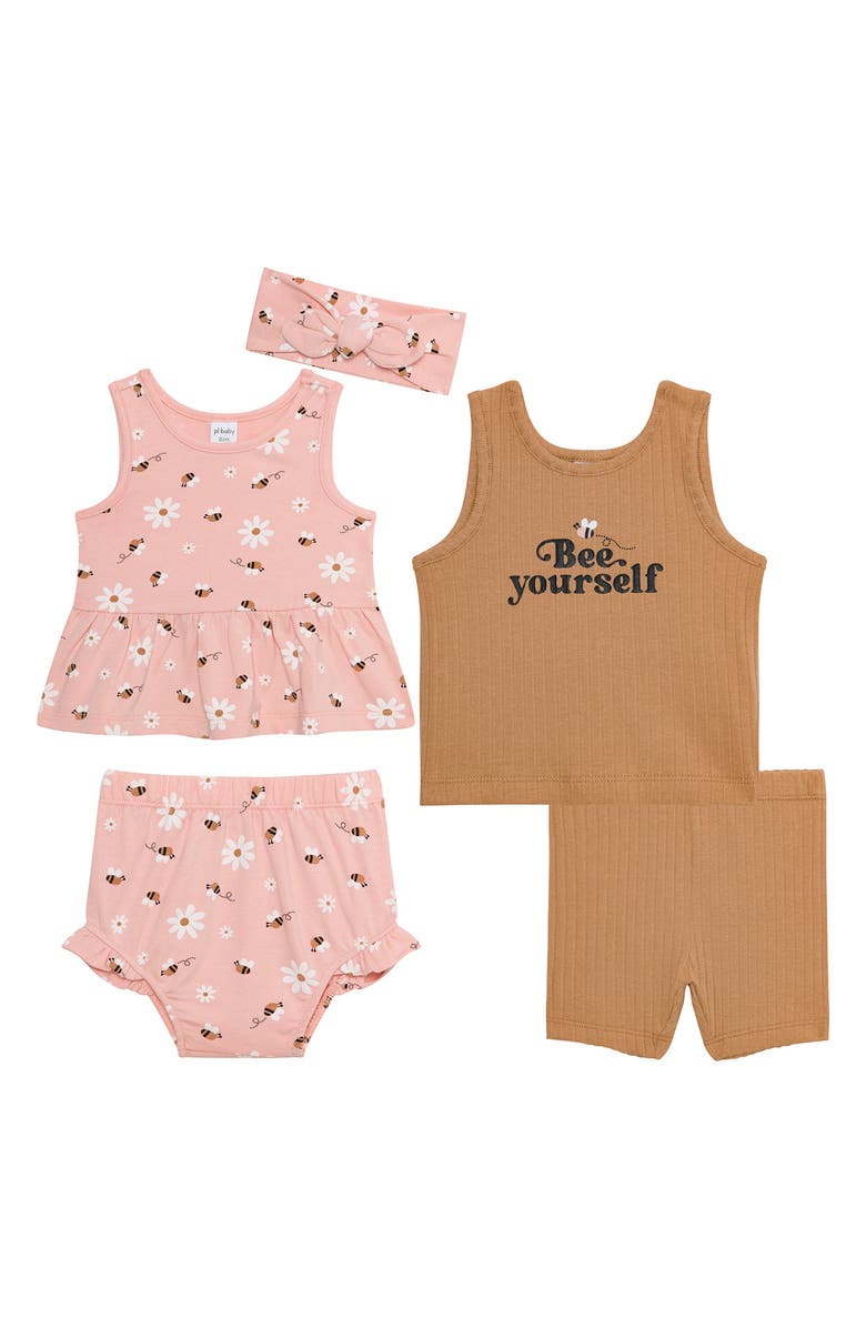 PL Baby by Petit Lem 5-Piece Bee Theme Set, Main, color, 