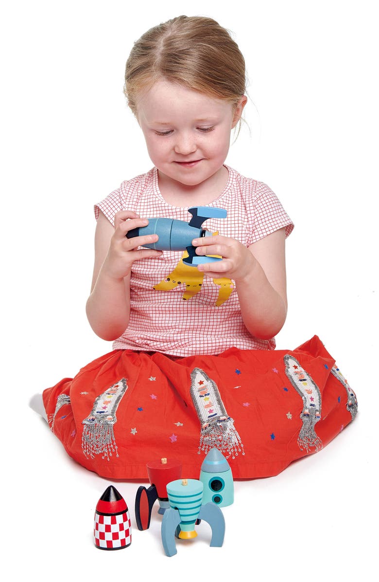 Tender Leaf Toys Rocket Construction Playset, Alternate, color, Multi