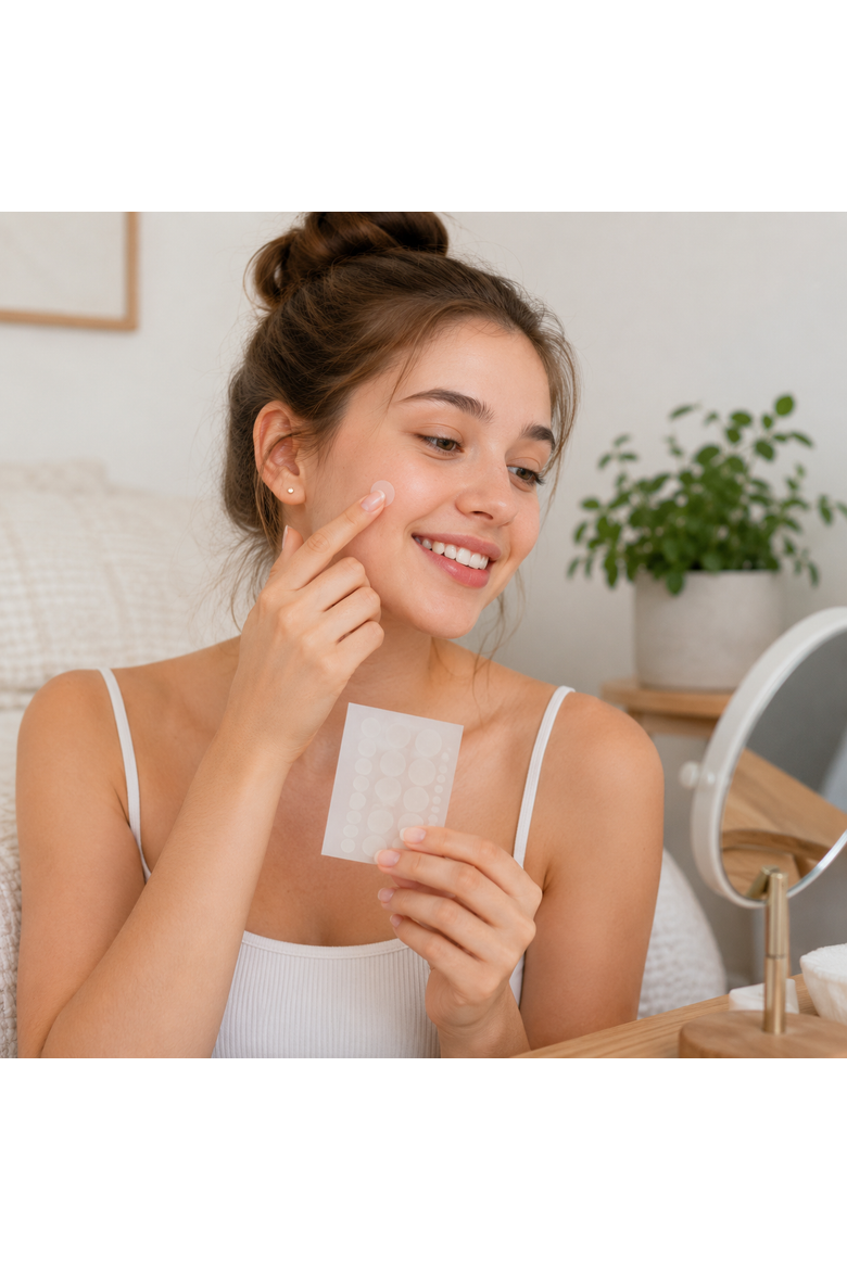 Multi-Size Hydrocolloid Pimple Patches, Alternate, color, No Color