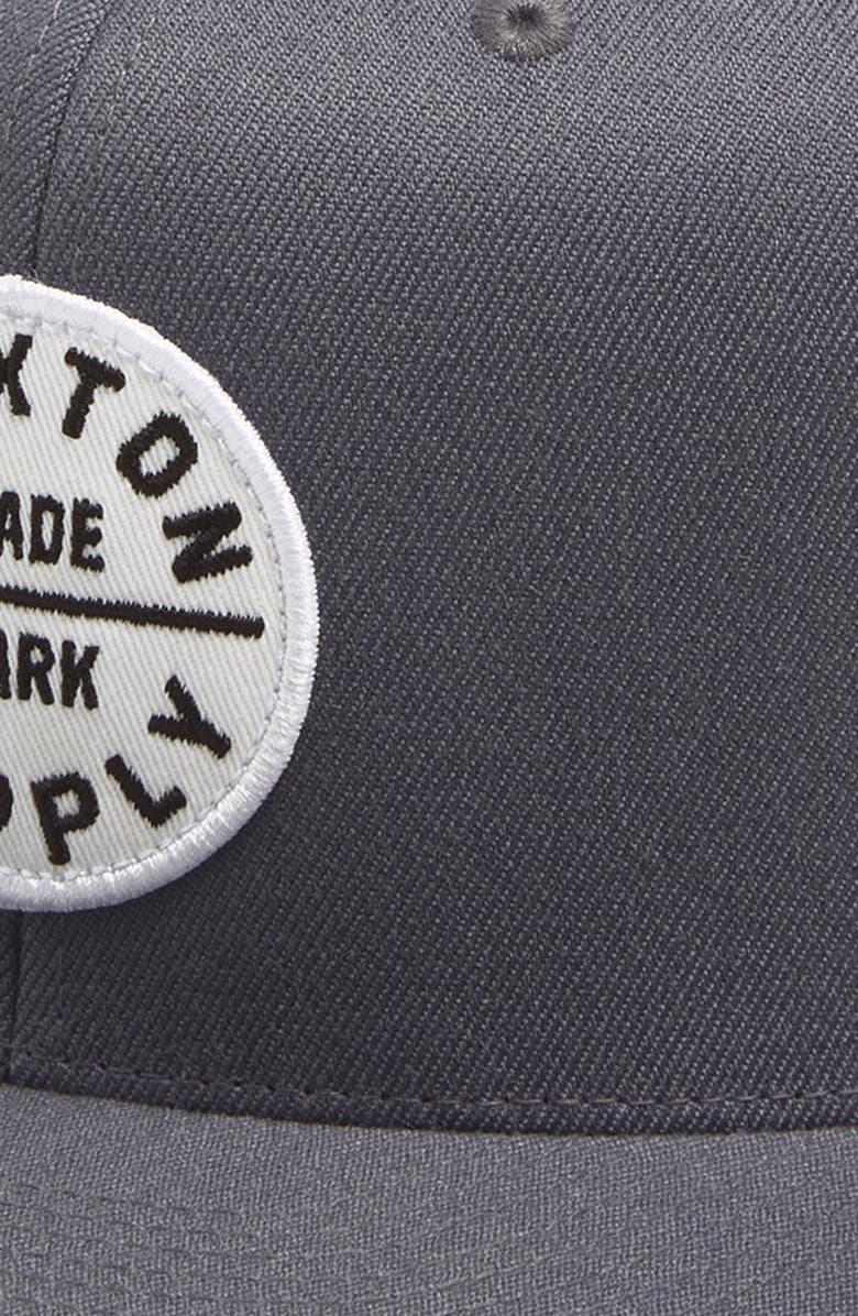 Brixton Oath III Snapback Baseball Cap, Alternate, color, Future Grey