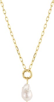 Set & Stones James Baroque Pearl Necklace