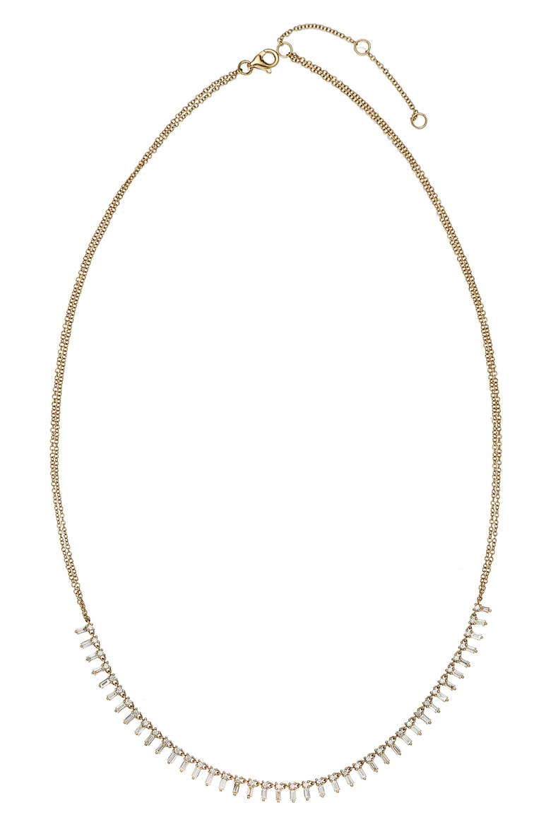 Zeena Diamond Necklace, Main, color, 18K YG
