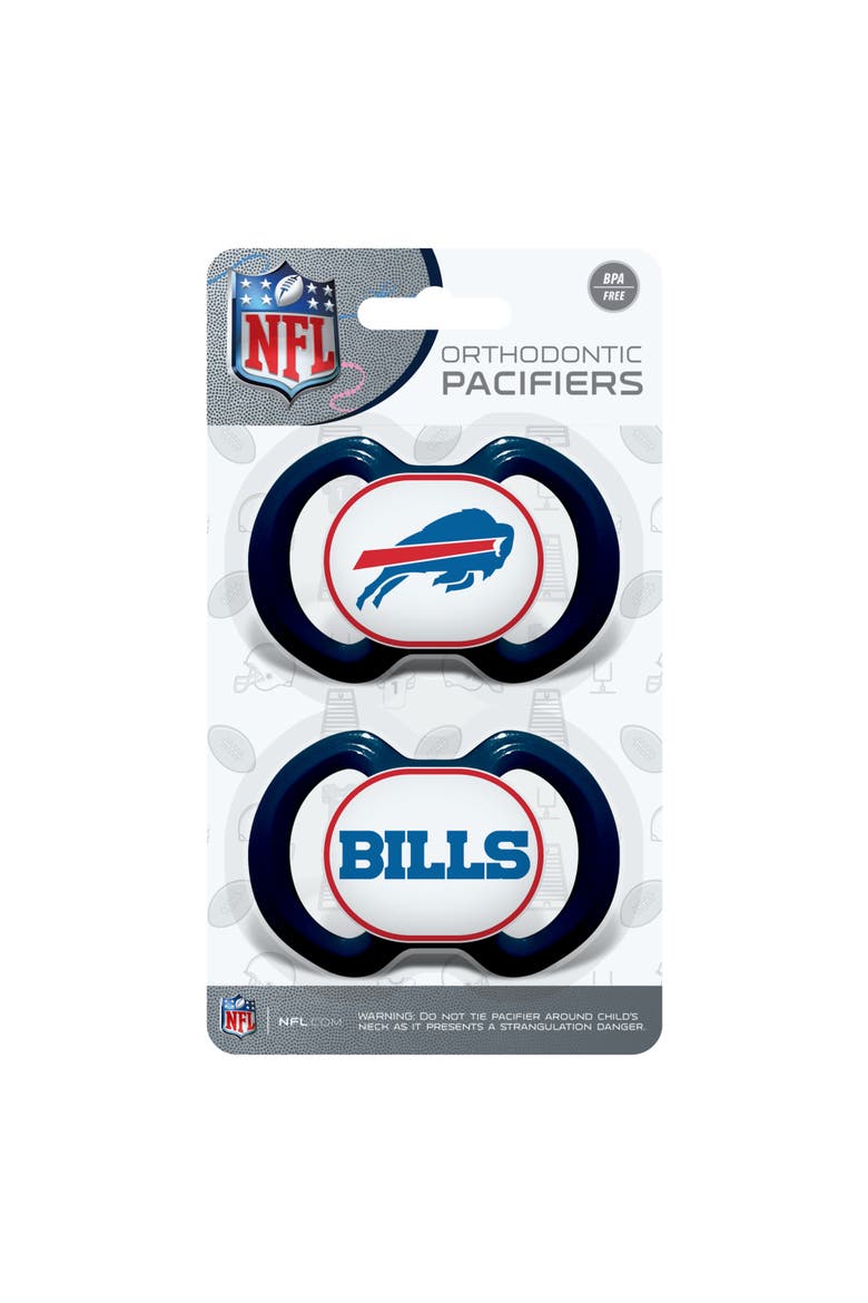 Buffalo Bills Pacifier 2-Pack, Alternate, color, Multicolor