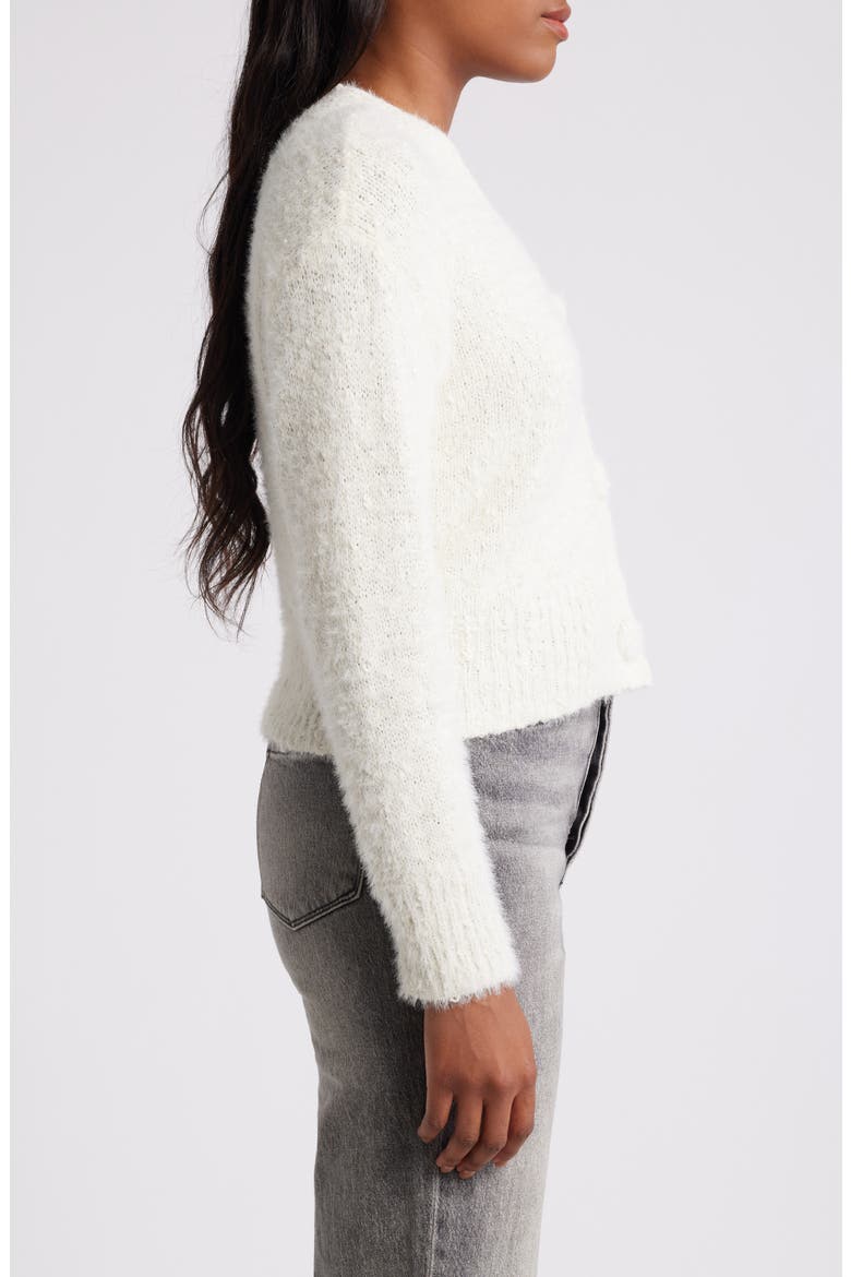 V-Neck Cardigan, Alternate, color, IVORY