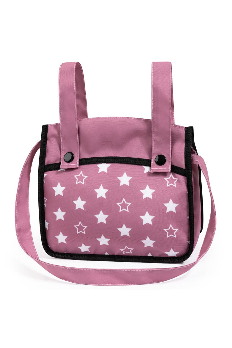 Xeo Pram Pink, White Stars, Convertible, Foldable, Alternate, color, Multicolored