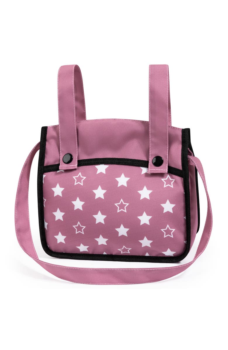 Bayer Design Xeo Pram Pink, White Stars, Convertible, Foldable, Alternate, color, Multicolored