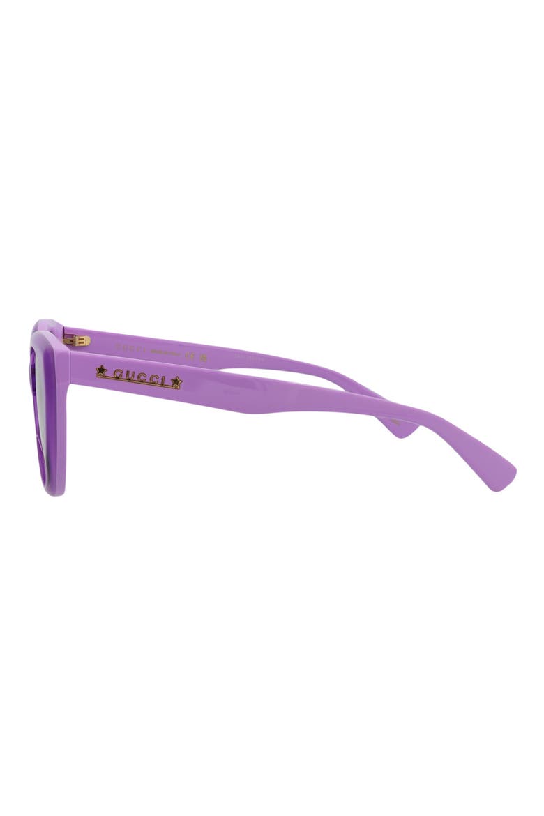 54mm Cat Eye Sunglasses, Alternate, color, VIOLET VIOLET GREY