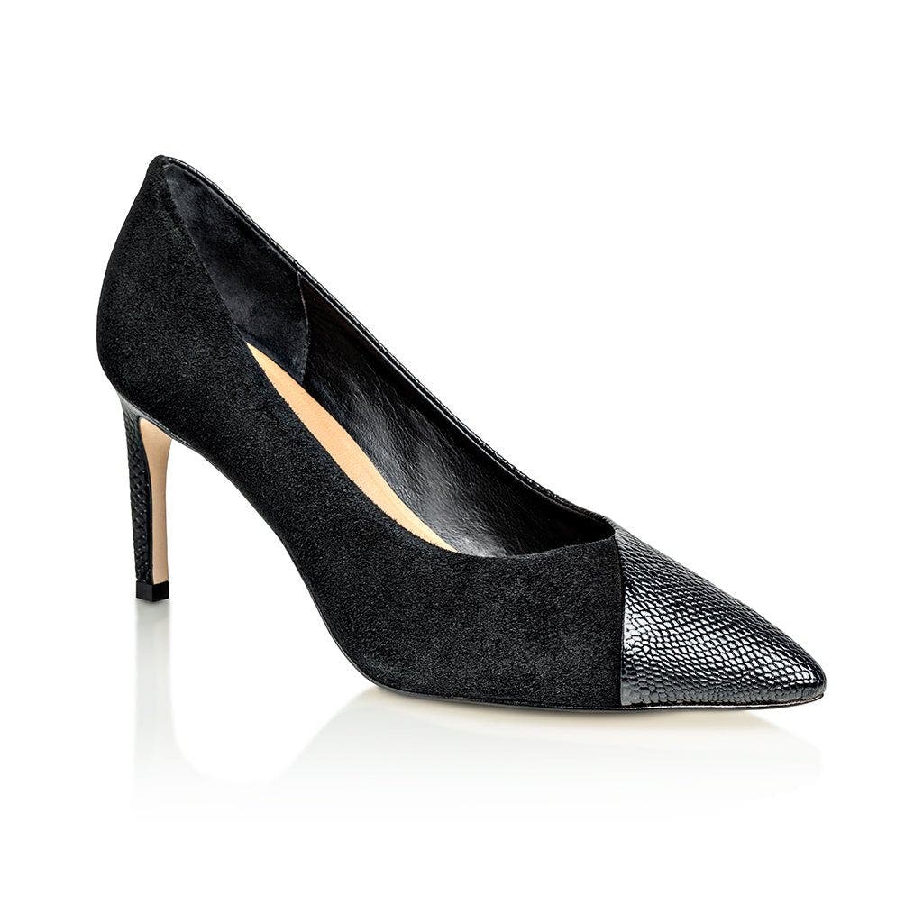 Joan Oloff Shoes Dominique Pump, Alternate, color, Black