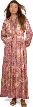 Hale Bob Nicandra Charmeuse Maxi Dress