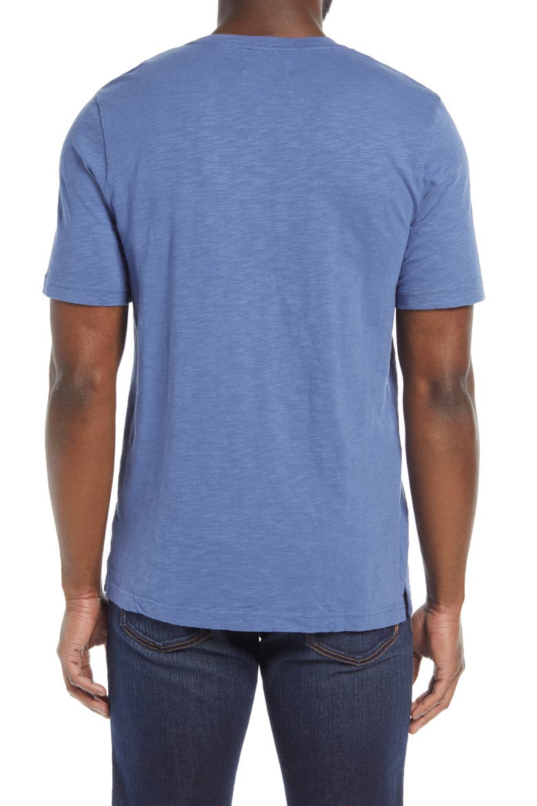 V-Neck T-Shirt, Alternate, color, BLUE FJORD
