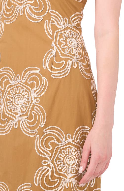 Parker The Meli Print Sleeveless Maxi Sundress In Lark Brown