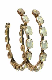 MacRae & Co. Crystal Hoop Earrings