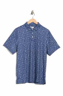 PGA TOUR Short Sleeve BBQ Printed Polo
