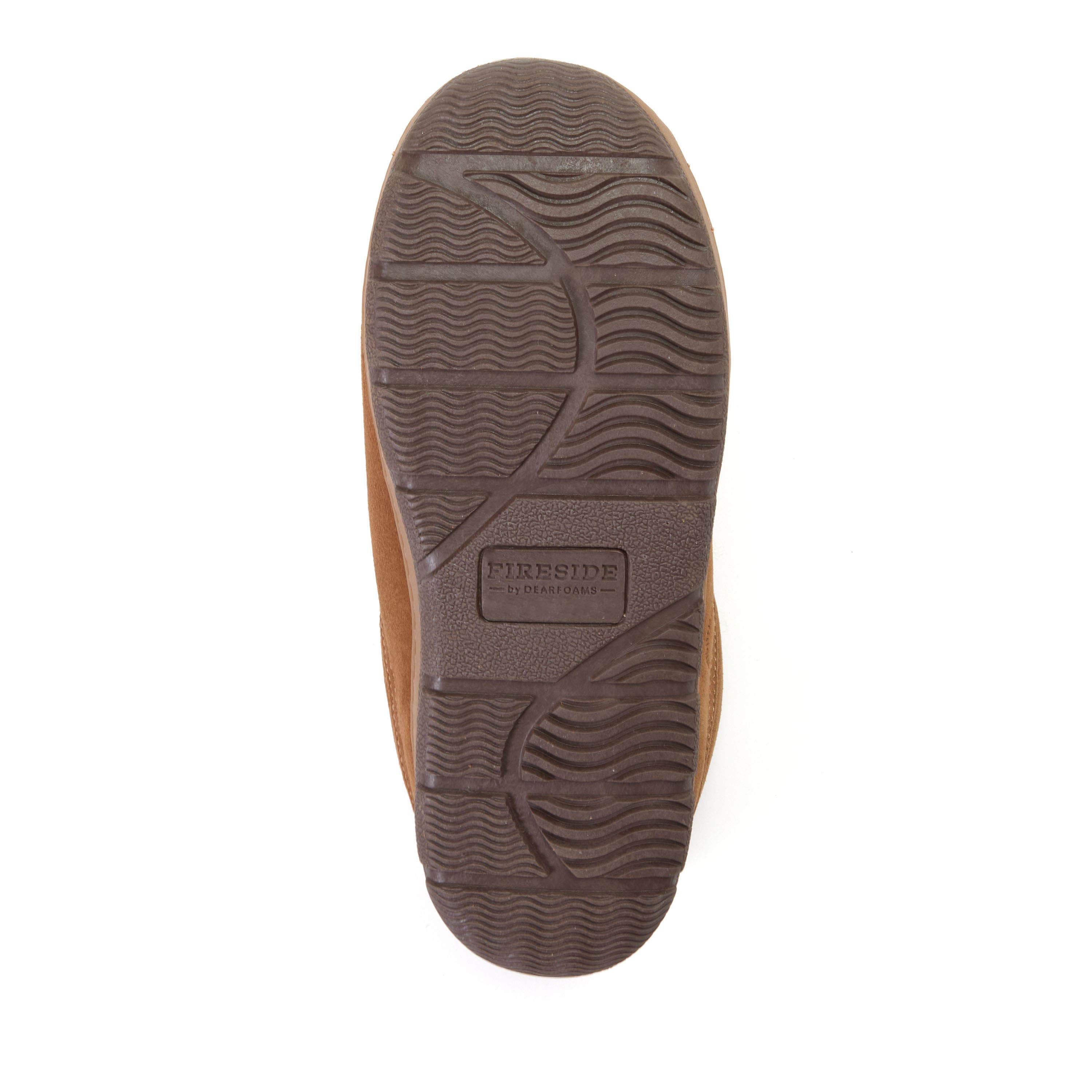Dearfoams Fireside Melbourne Water Repellent Rugged Clog, Alternate, color, Chestnut