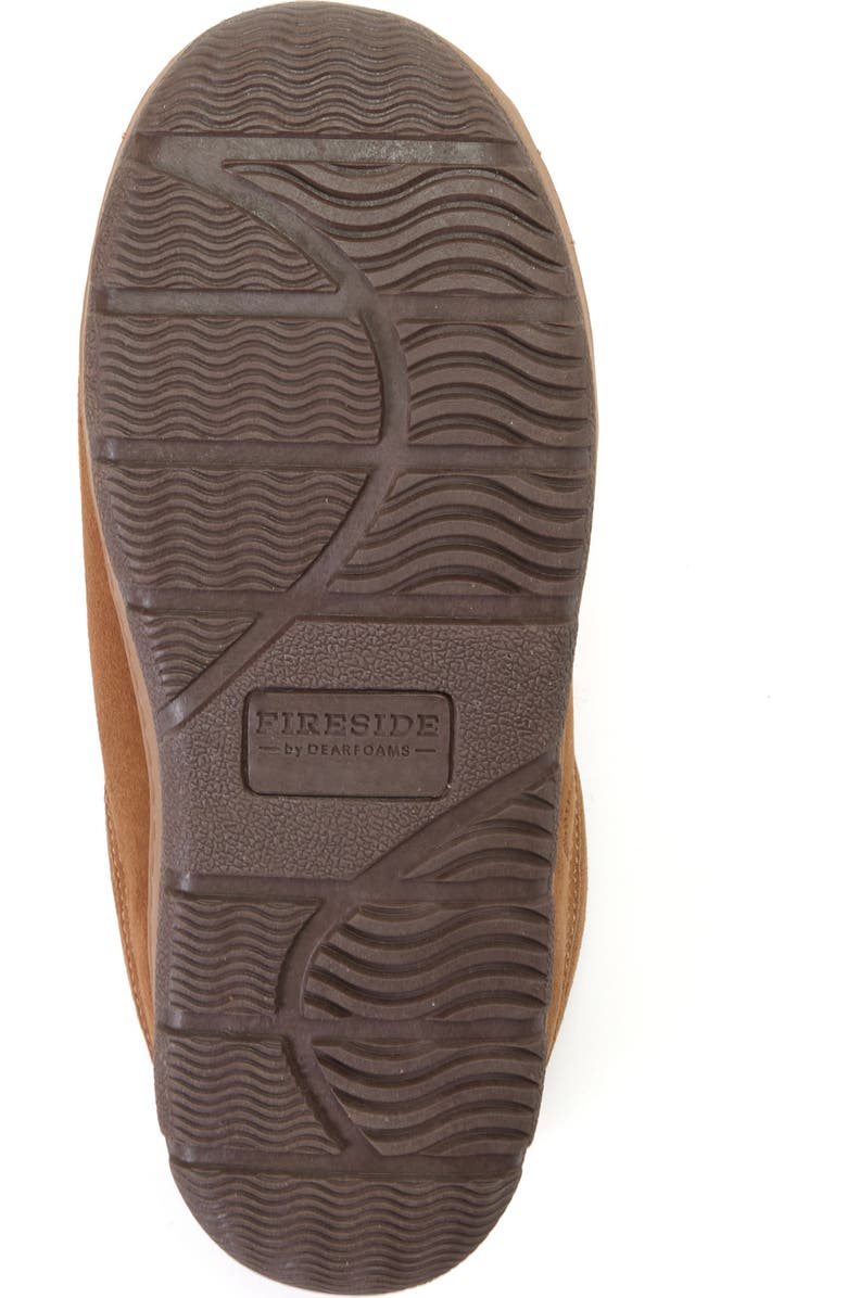 Dearfoams Fireside Melbourne Water Repellent Rugged Clog, Alternate, color, Chestnut