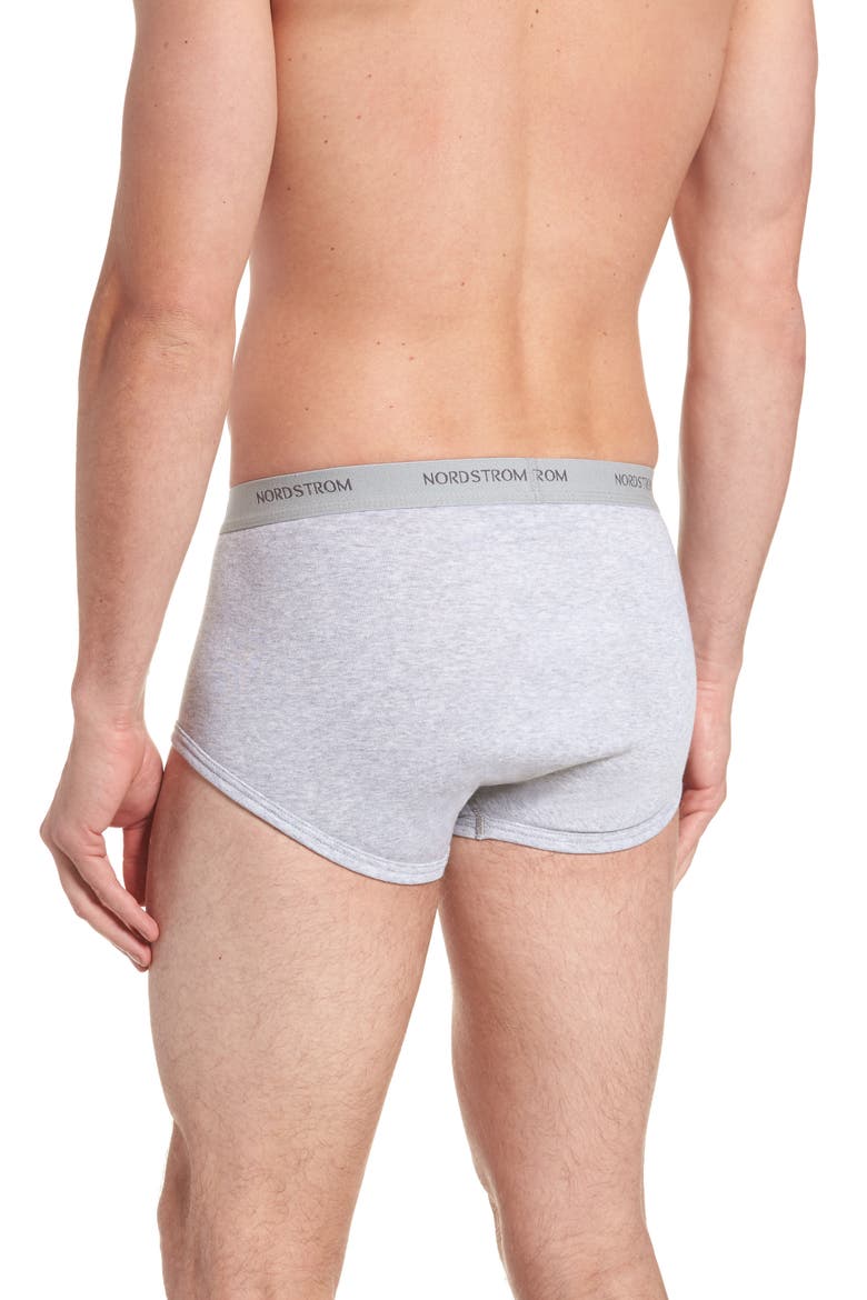 4-Pack Supima® Cotton Briefs, Alternate, color, BLACK/ NAVY/ GREY