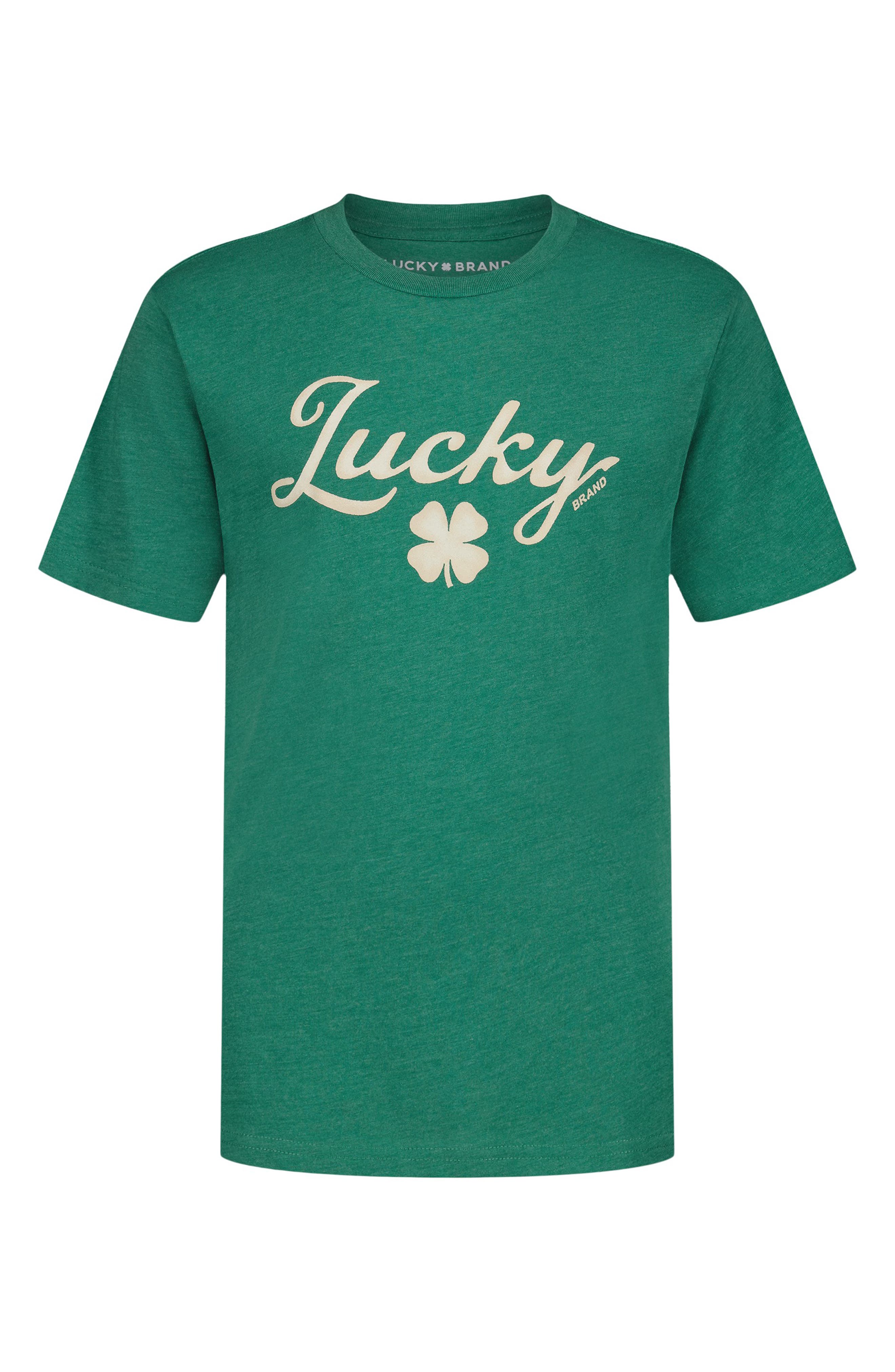 Lucky Brand Kids' Four Leaf Short Sleeve T-Shirt