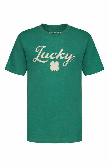 Lucky Brand Kids' Four Leaf Short Sleeve T-Shirt