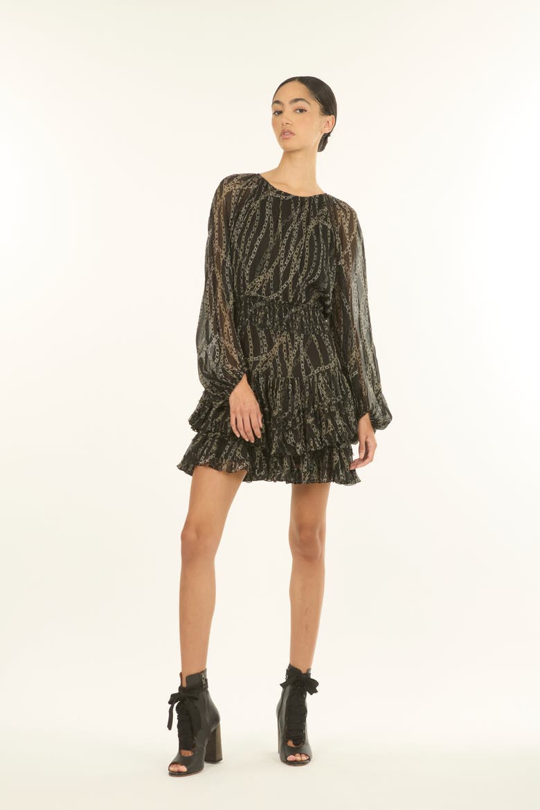 Chelsea Midi Dress, Alternate, color, Black