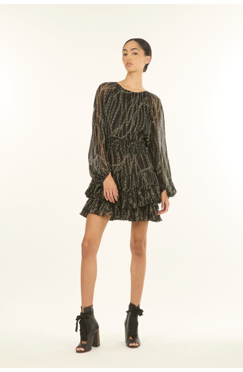 SECRET MISSION Chelsea Midi Dress, Alternate, color, Black