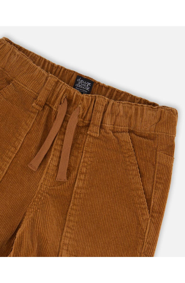 Deux par Deux Stretch Corduroy Jogger Pants, Alternate, color, Brown