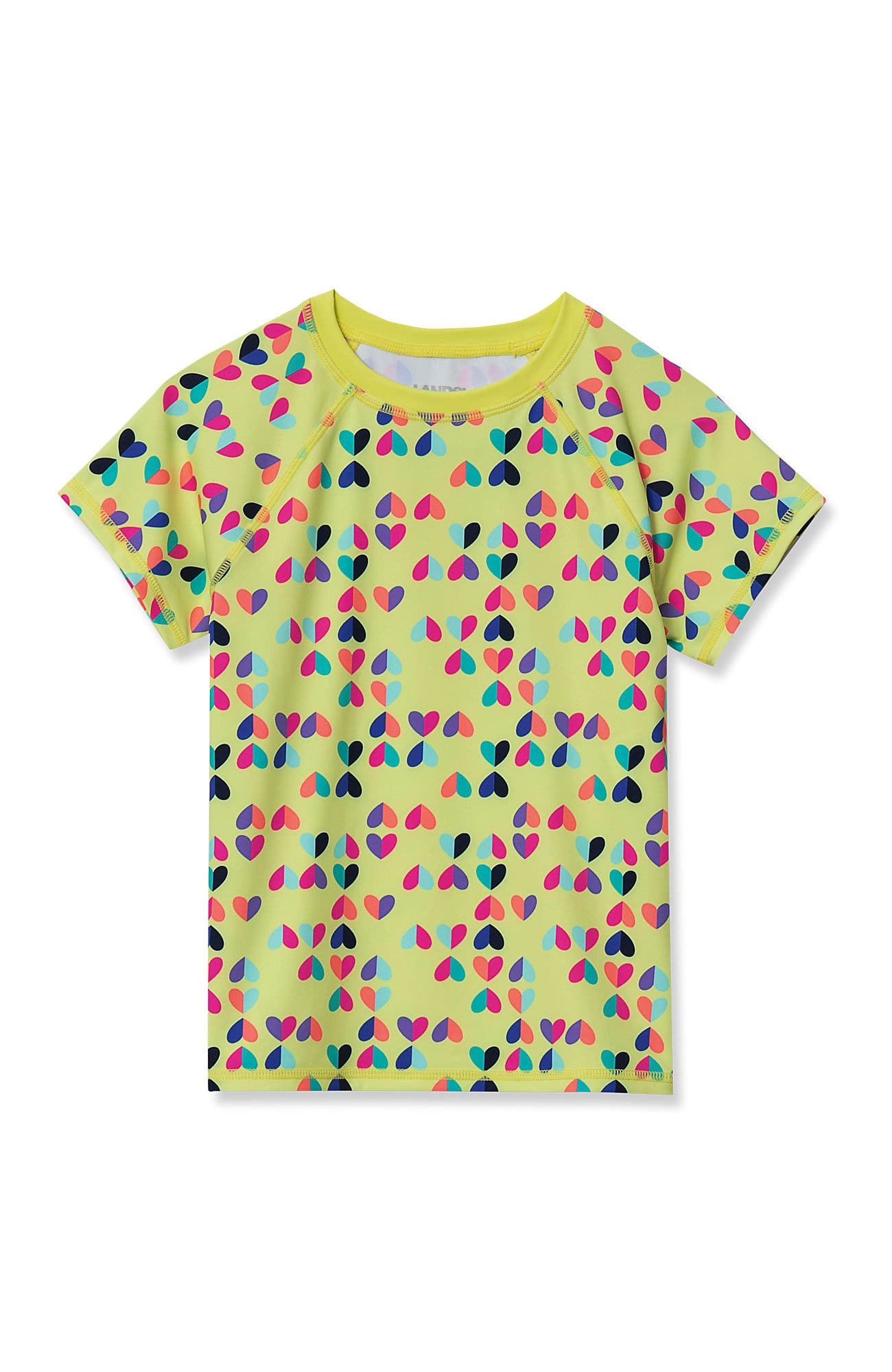 Hearts/Neon Yellow