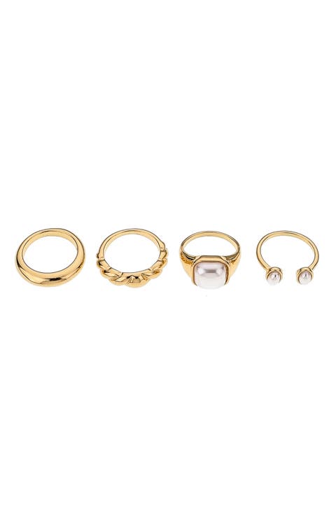 Set of 4 Ultimate Babe Ring Set