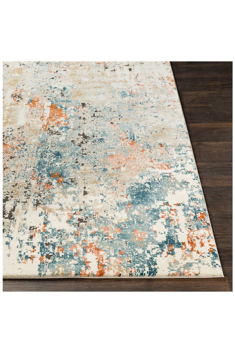 Pune Modern Area Rug, Alternate, color, TEAL