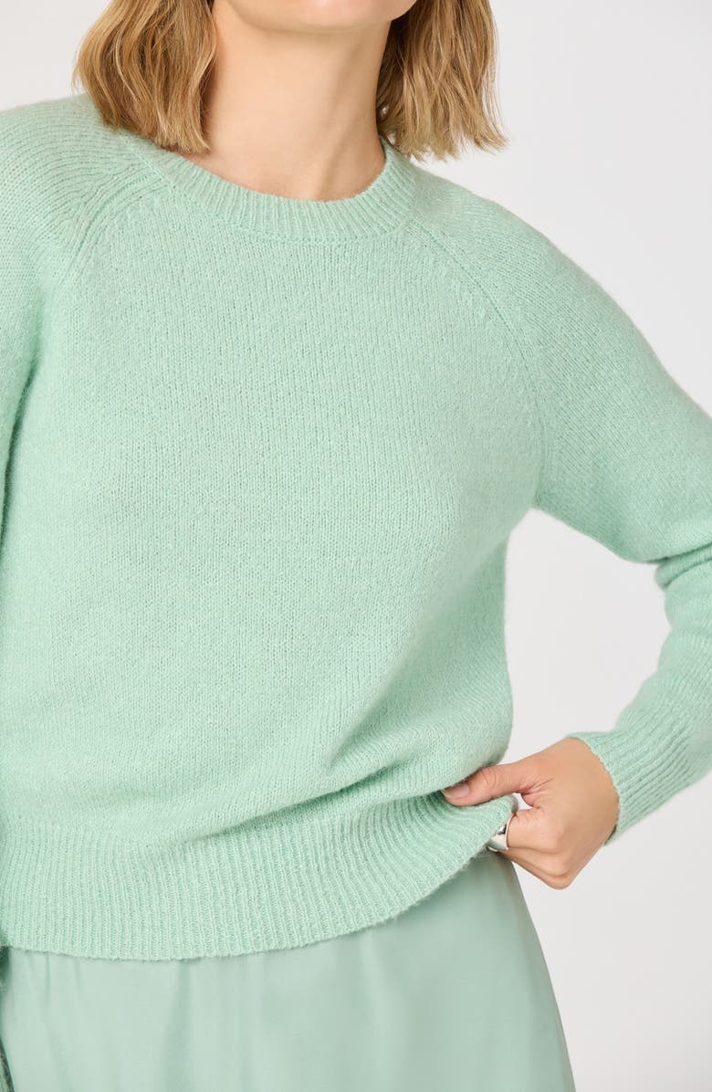 ASTR the Label Brigett Crewneck Sweater, Alternate, color, Mint