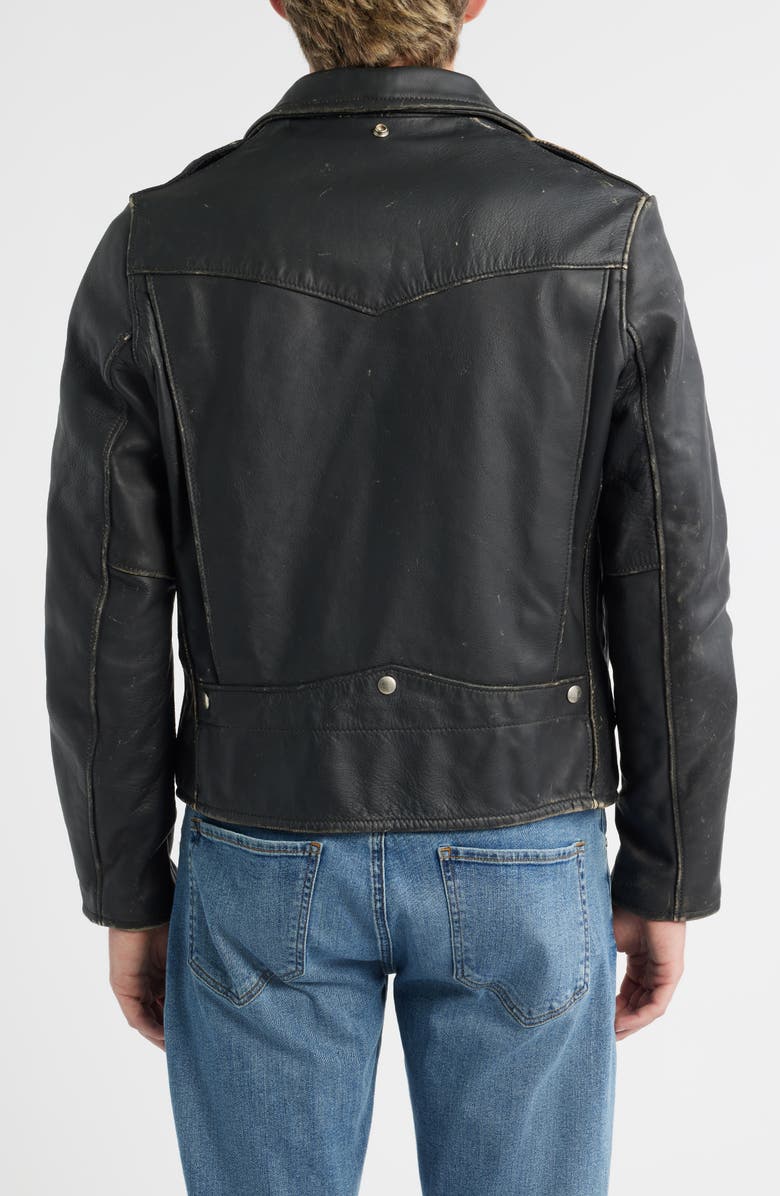 Schott NYC Perfecto Vandals Leather Biker Jacket, Alternate, color, Black