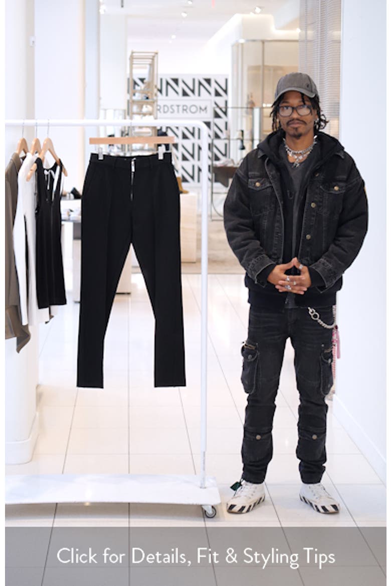 Pintuck Pleat Slim Pants video