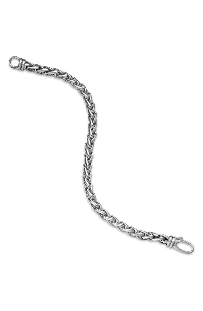 David Yurman Wheat Chain Bracelet, 6mm, Alternate, color, Sterling Silver