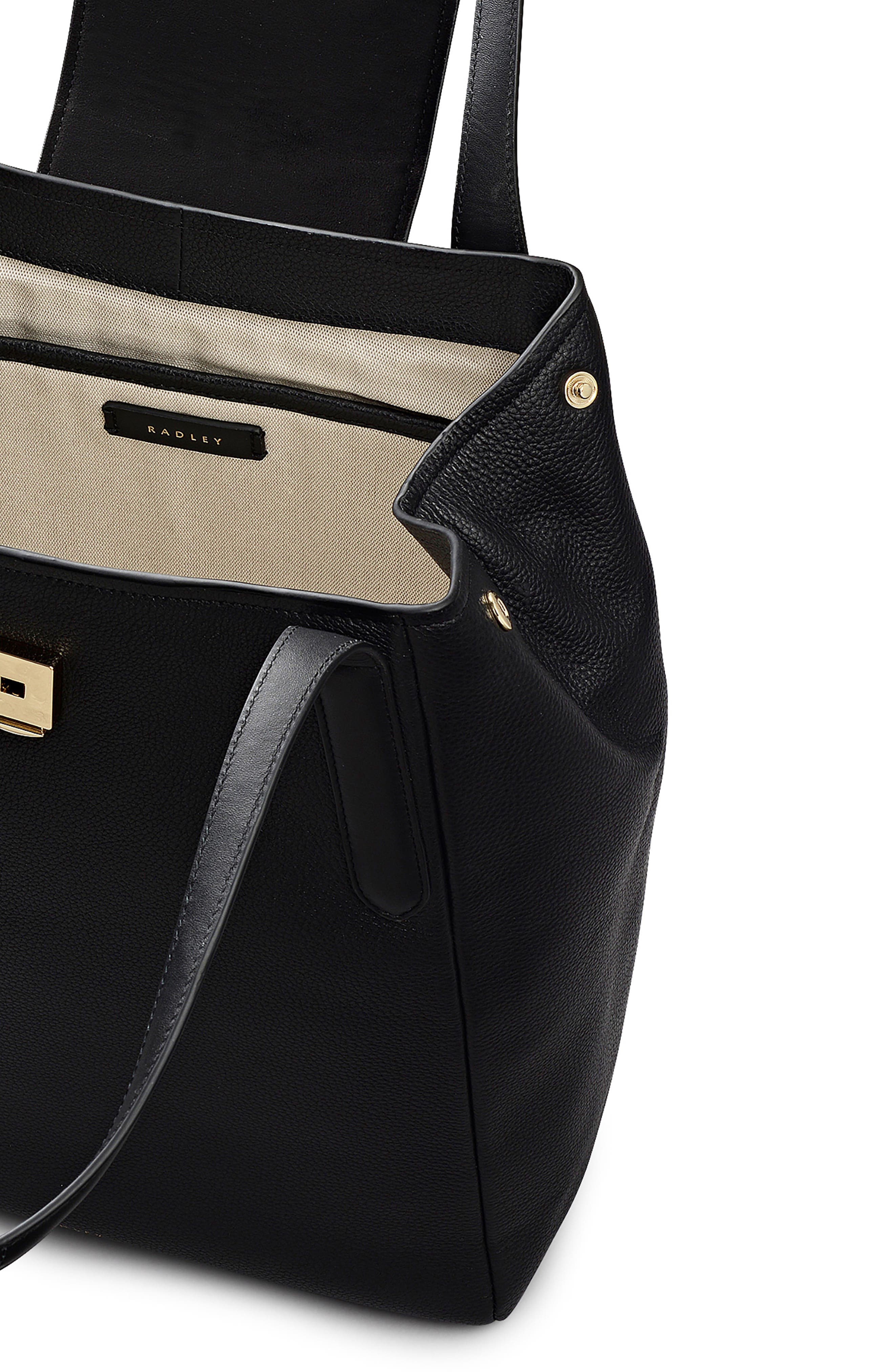 Radley Mayfair Lane Large Tote Bag, Alternate, color, Black