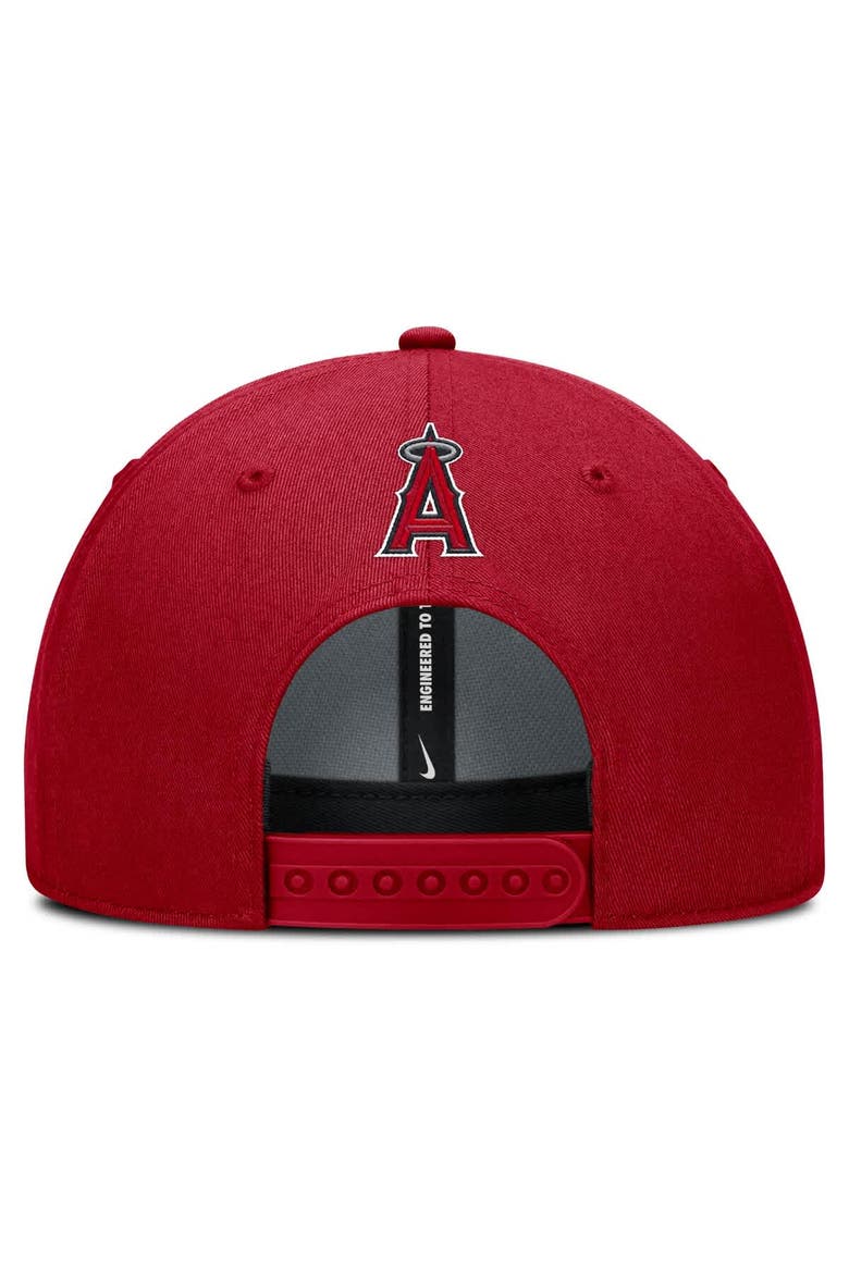 Men's Nike Red Los Angeles Angels Rise Gaberdine Adjustable Hat, Alternate, color, Red