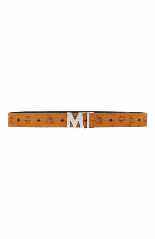 Mcm Claus M Reversible Belt 1.75" In Brown
