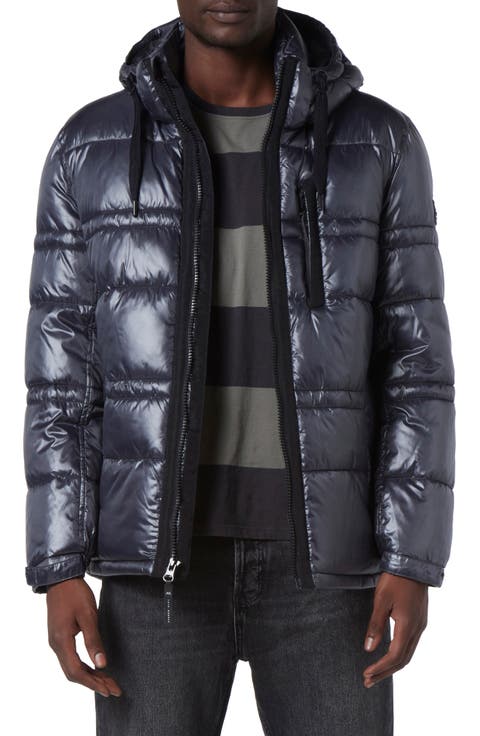 Gotham Water Resistant Mid Length Puffer Jacket