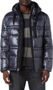 Andrew Marc Gotham Water Resistant Mid Length Puffer Jacket