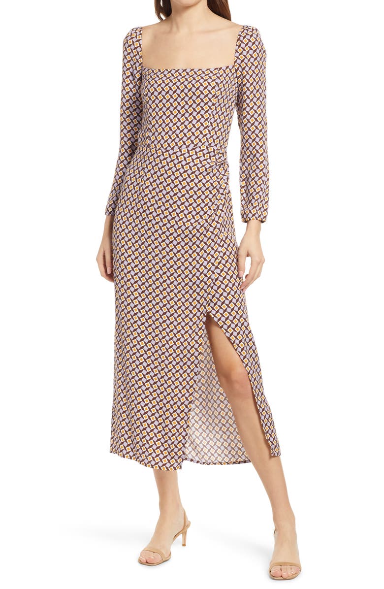 Reformation Hilda Long Sleeve Maxi Dress, Alternate, color, 