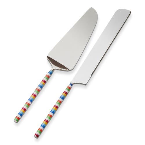 Tag Celebration Dessert Server S/2 Multi Stainless Steel Everyday In Silver